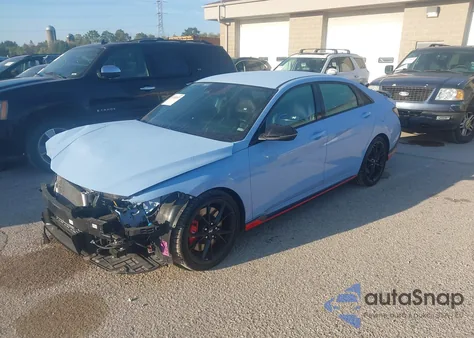 2025 Hyundai Elantra N from USA, damaged, VIN KMHLW4DK8SU027033